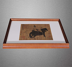 泽州书画装裱配框服务案例